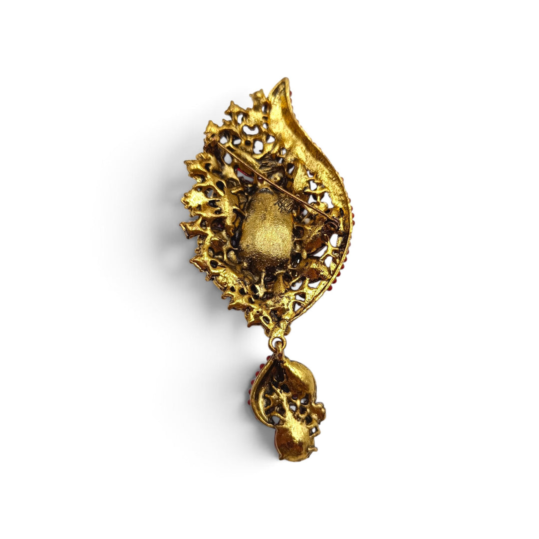 Spilla Dama di Cammeo e Cristalli Swarovski