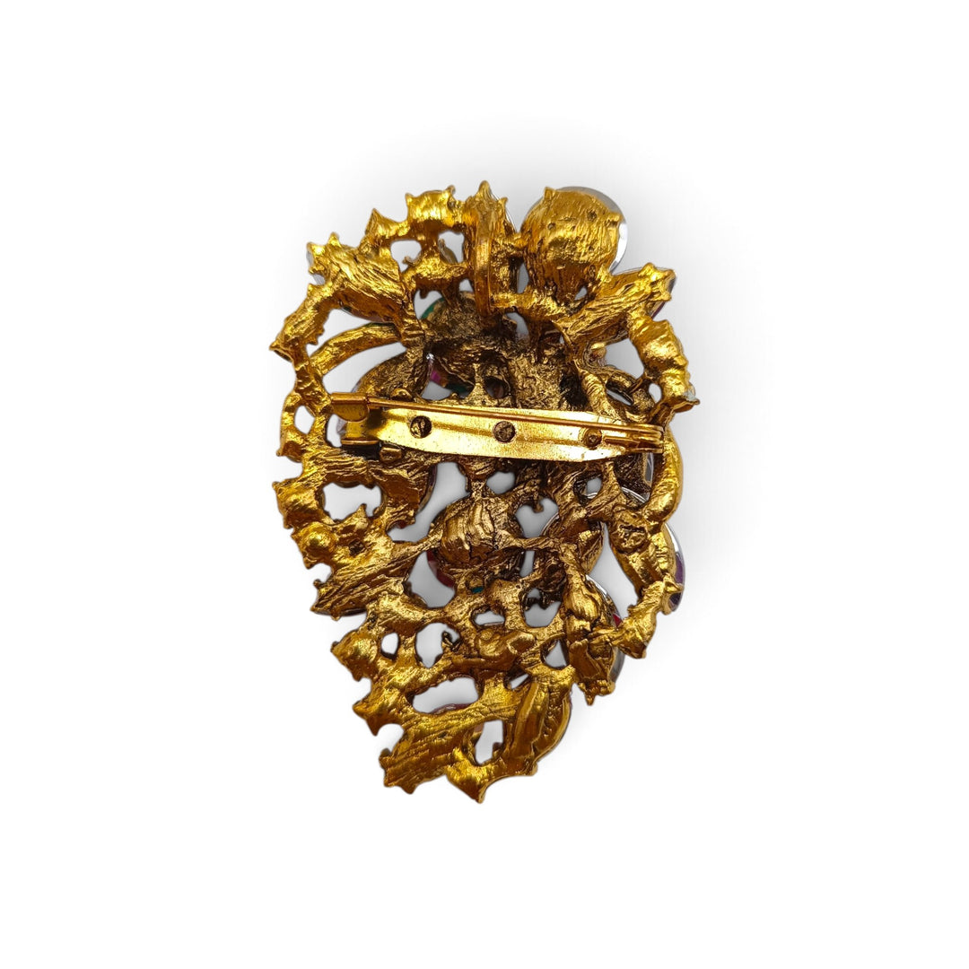 Ciondolo spilla Dama di Cammeo e Cristalli Swarovski