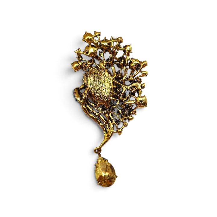 Spilla Dea di Cammeo e Cristalli Swarovski