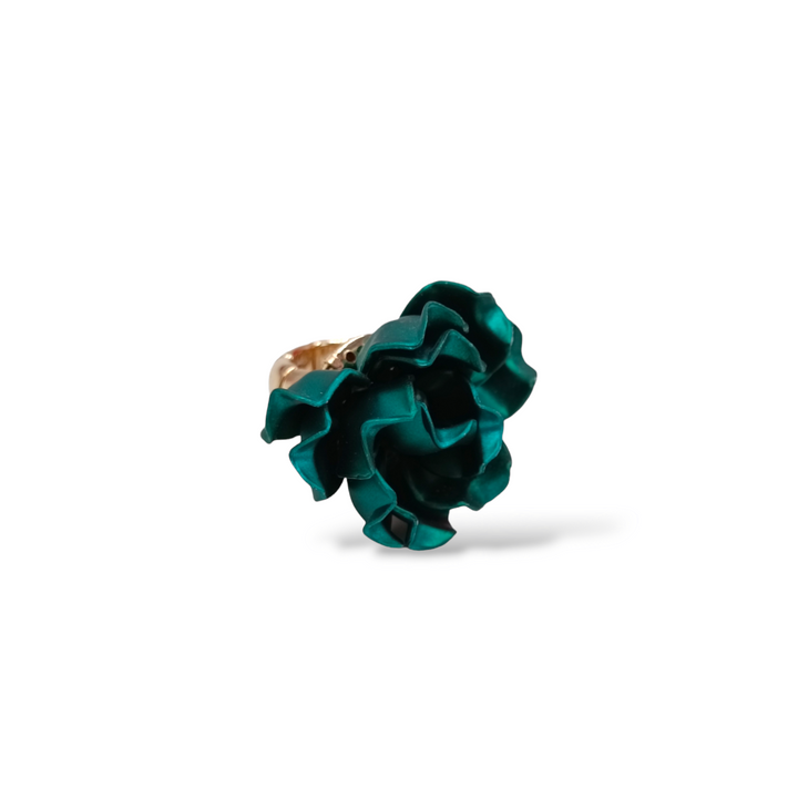 END OF COLLECTION - Fabric flower ring