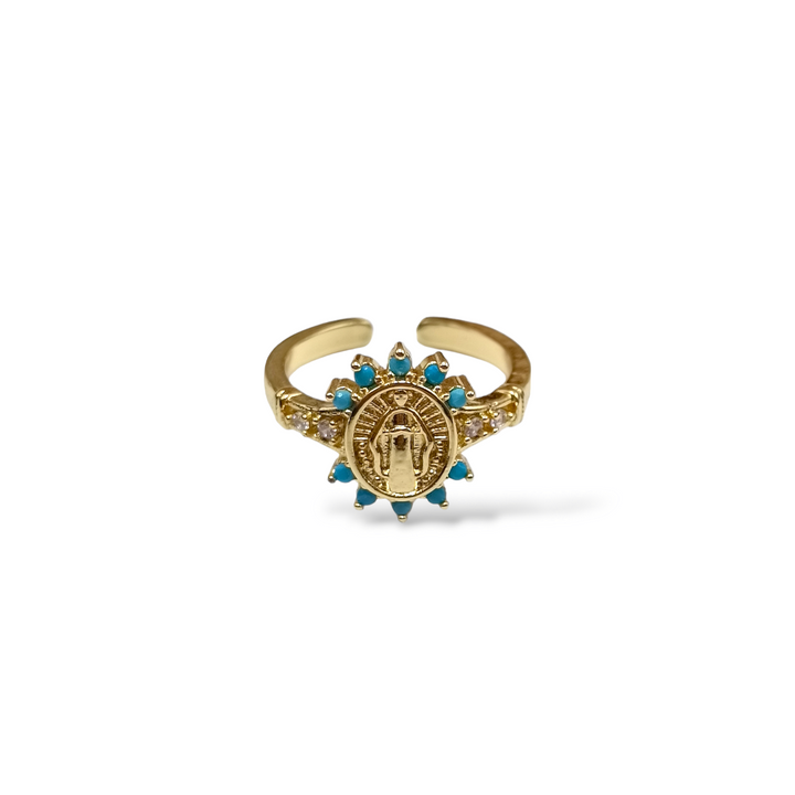 END OF COLLECTION - Madonna ring in zirconia