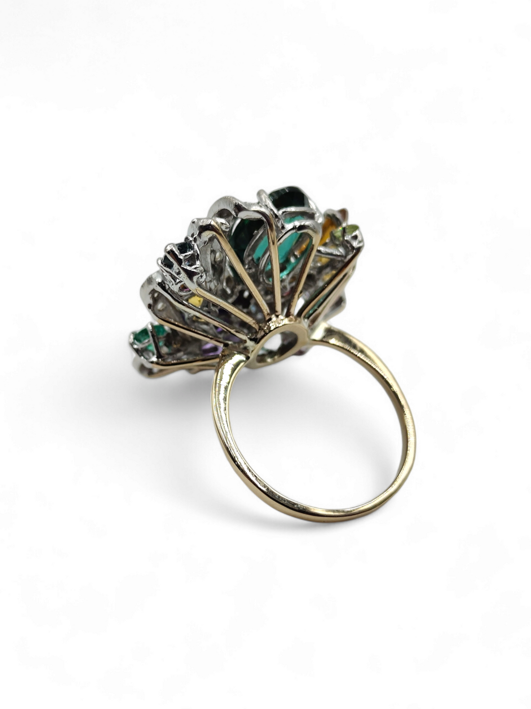 Gemstone ring set in gold