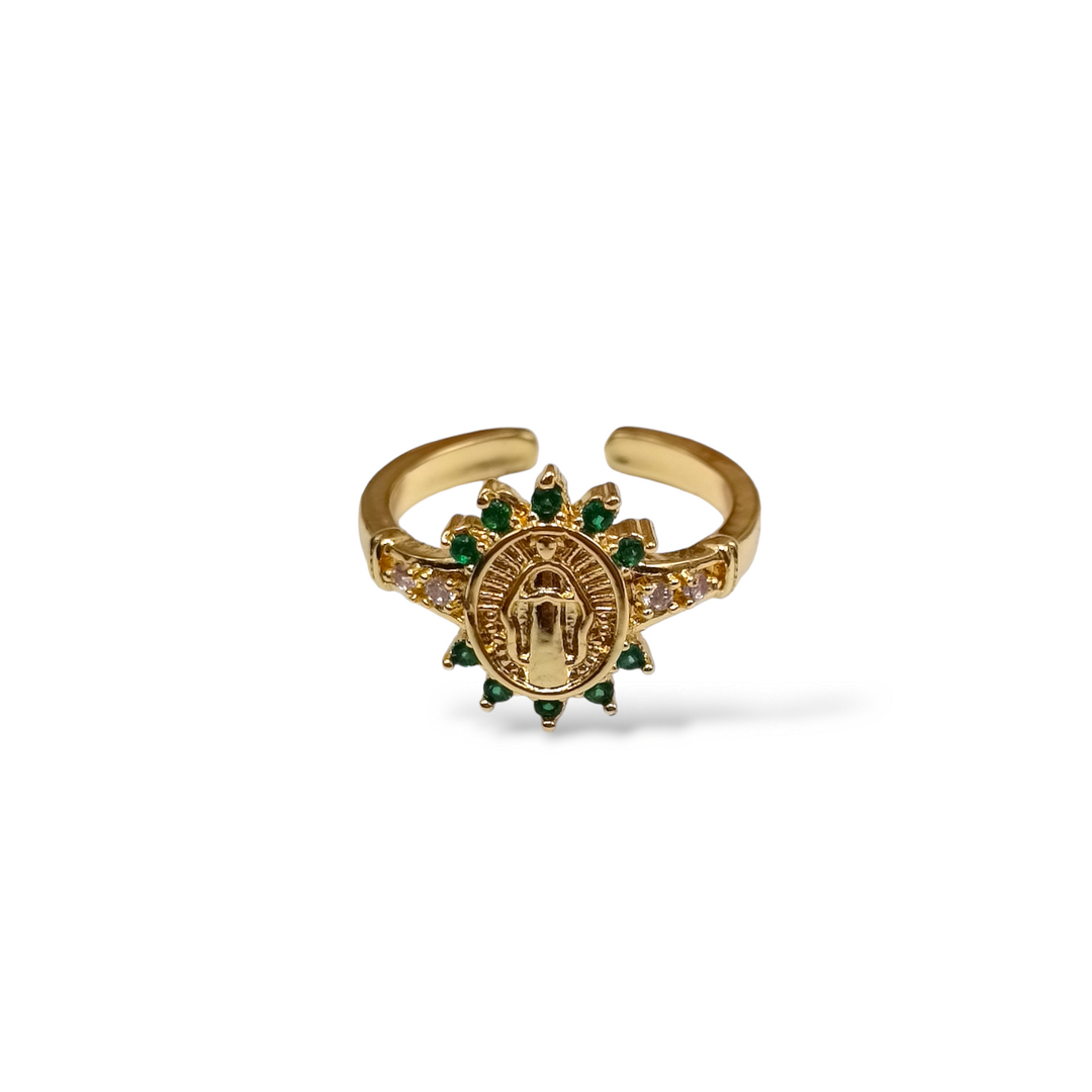 END OF COLLECTION - Madonna ring in zirconia