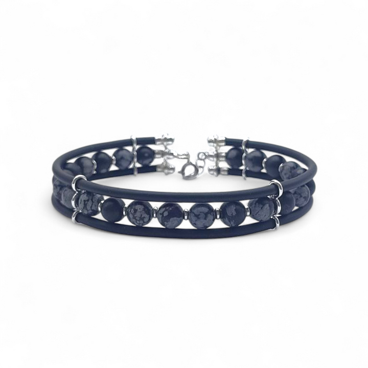 Light blue man bracelet