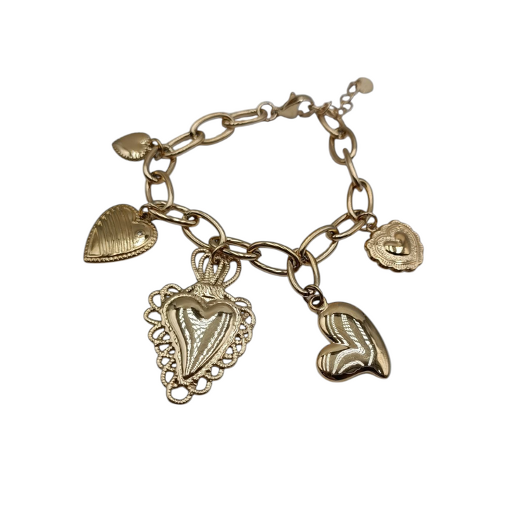 End of collection - "sacred heart" bracelet