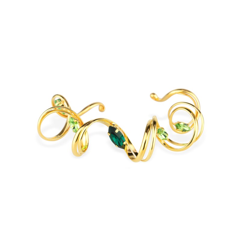 Wave bracelet in precious Murano crystal