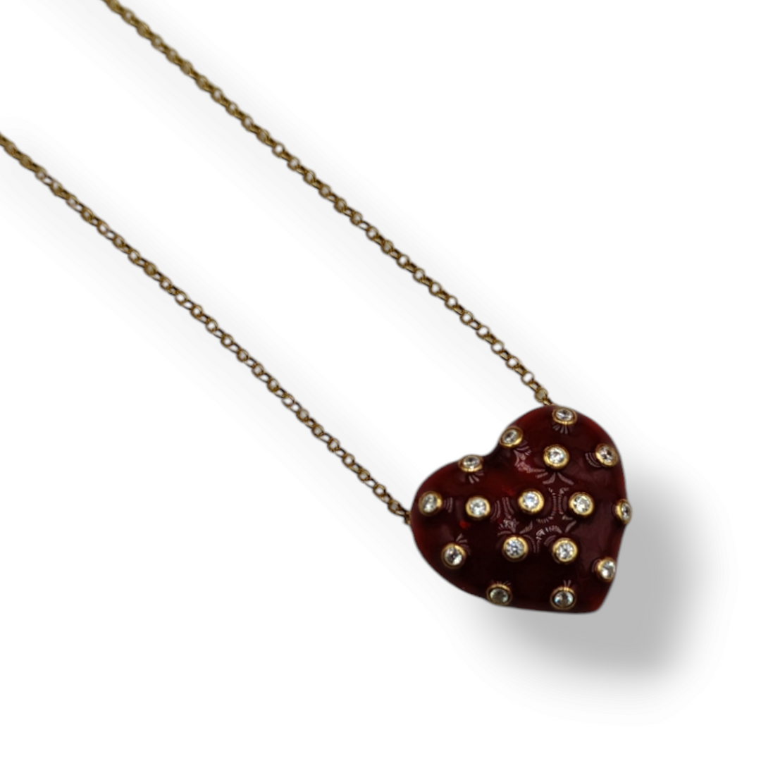 LOVE LINE - HEART NECKLACE