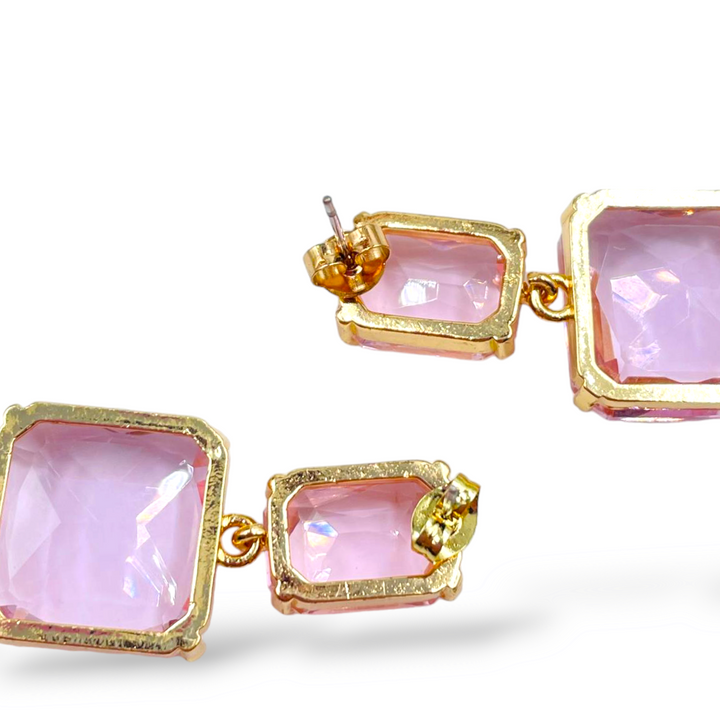 Ceramic and zirconia earrings