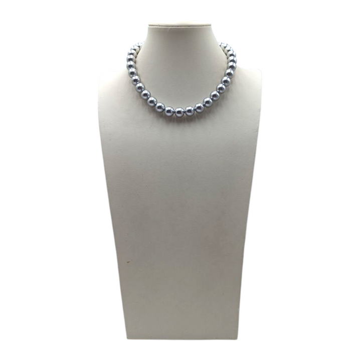 FINE COLLEZIONE - Collana in perle grigie