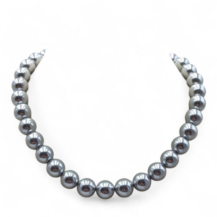 FINE COLLEZIONE - Collana in perle grigie