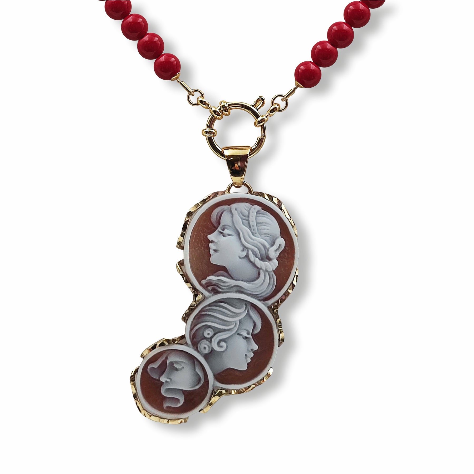 Collana della pace, ciondolo con simbolo della pace: stile boho organico, placcato in oro o argento sterling (gioiello leggero di grandi dimensioni) - Italia