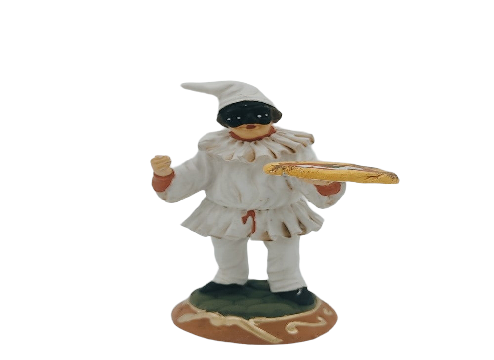 Statuina Pulcinella su terracotta Lucia Vitiello Gioielli di Napoli