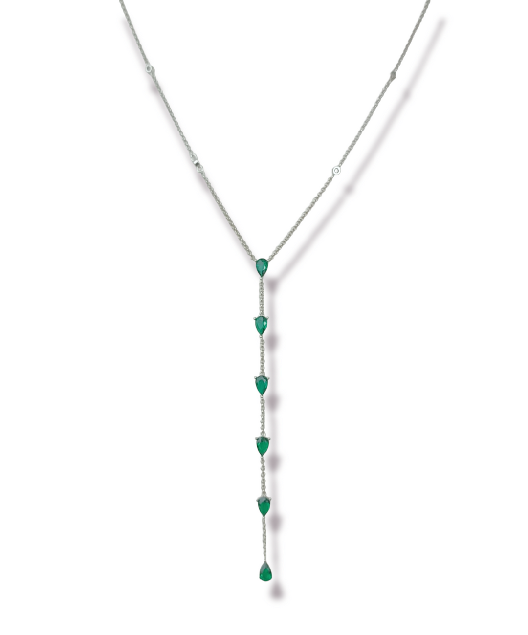 FINE COLLEZIONE - Collana chanel in zirconi