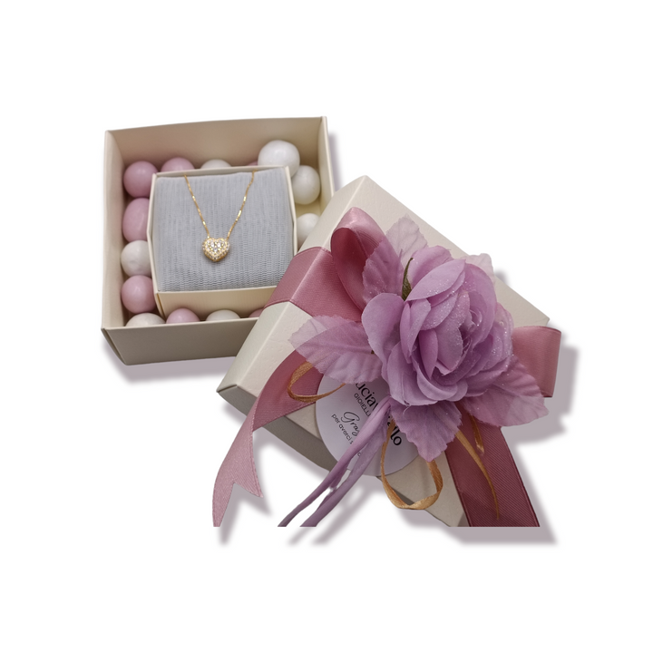 Wedding favors - heart necklace