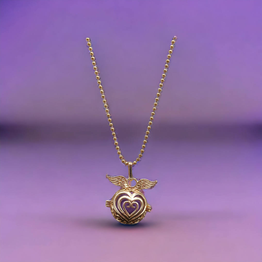 FINE COLLEZIONE - Collana "chiama Angeli" in acciaio