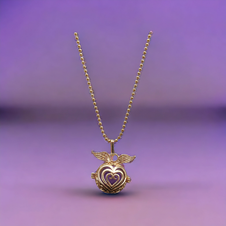 FINE COLLEZIONE - Collana "chiama Angeli" in acciaio