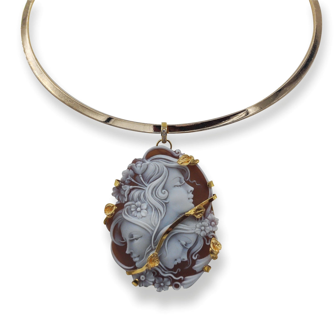 Collana le tre sorelle - Lucia Vitiello Gioielli di Napoli