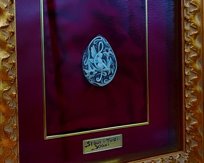 Quadro su cammeo Lucia Vitiello Gioielli di Napoli